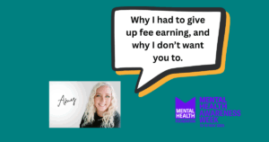 Amy Bell explains why she had to give up fee earning and why she doesn't want others to ever be in her position